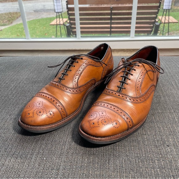 Allen Edmonds Strand Walnut Dainite 9.5 3E EEE Wide - Picture 3 of 8